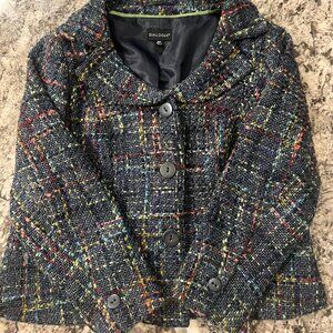 Dialogue Vintage-Inspired Tweed Blazer